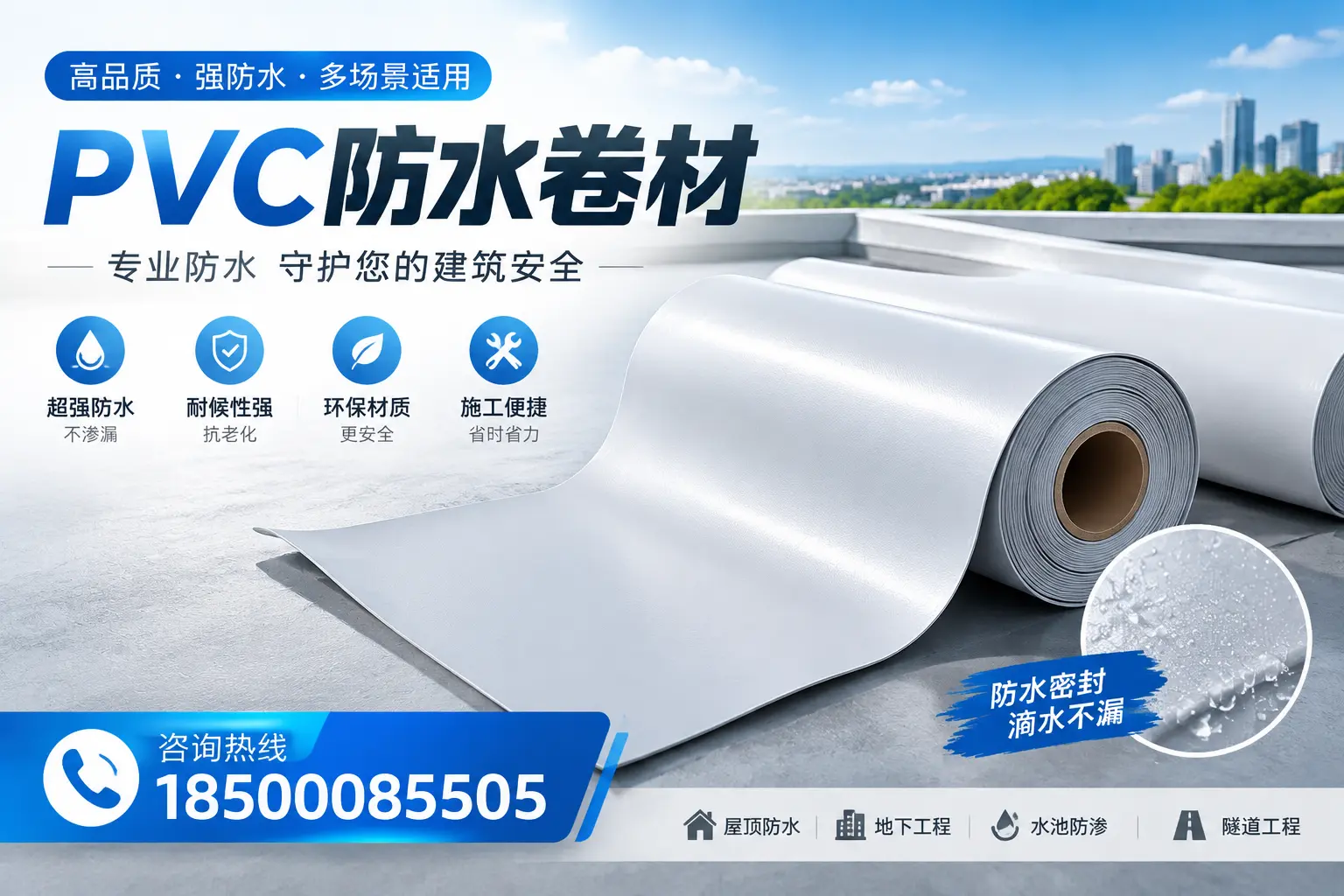 PVC防水卷材的市场竞争分析，汉中品牌选择参考